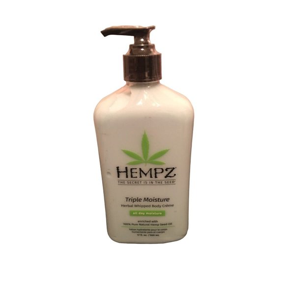 Hempz TRIPLE MOISTURE Herbal Whipped Body Creme Lotion - 17 Oz New - Picture 1 of 2